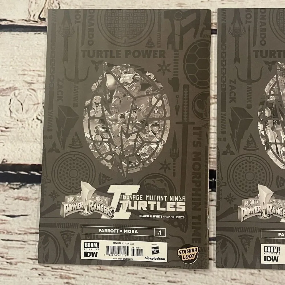 Mighty Morphin Power Rangers Teenage Mutant Ninja Turtles Variants Lot of‎ 3